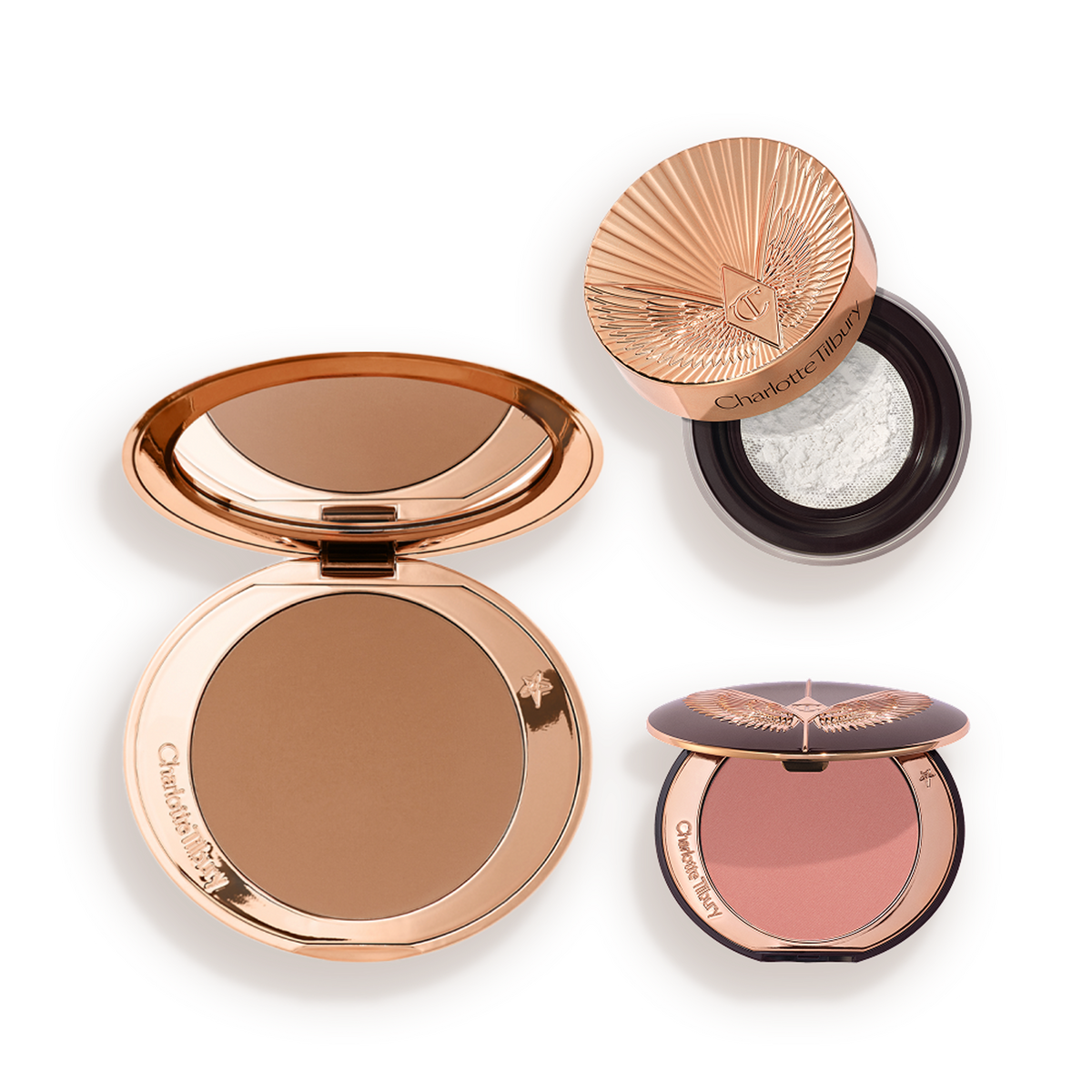 AIRBRUSH FLAWLESS BLUR, BRONZE + BLUSH TRIO