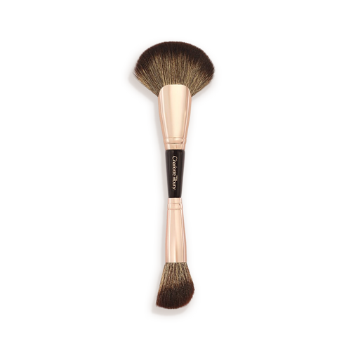 AIRBRUSH FLAWLESS EASY SOFT BLUR BRONZER + BLUSHER BRUSH