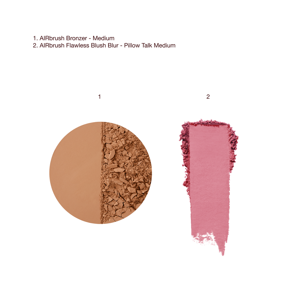 AIRBRUSH FLAWLESS BLUSH + BRONZE DUO