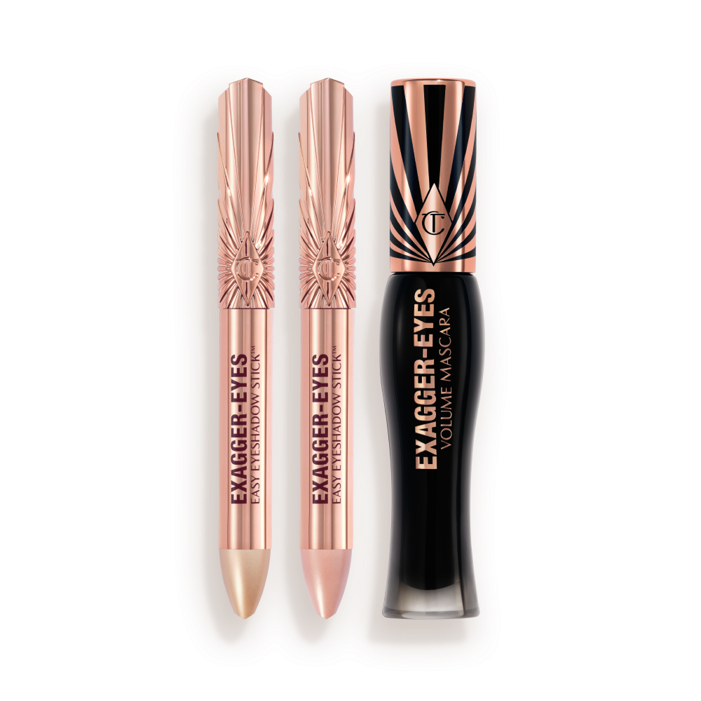 Exagger-Eyes Easy Eyeshadow & Mascara Trio