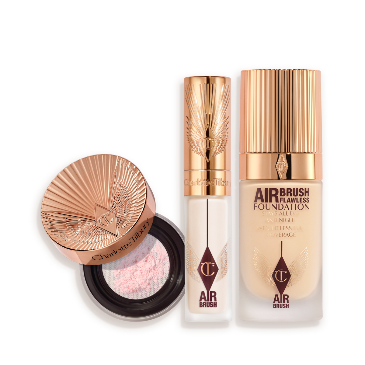 AIRBRUSH FLAWLESS PERFECT, CORRECT + BLUR SET