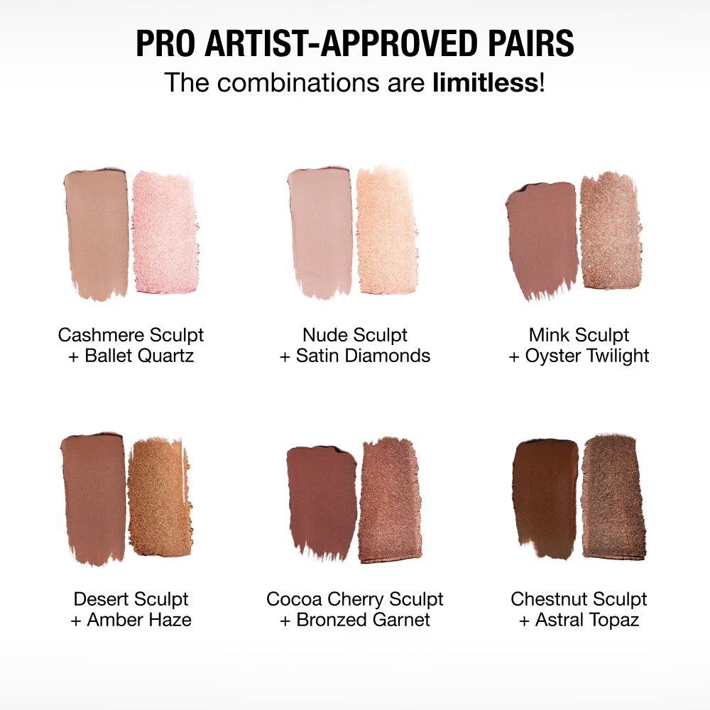 Exagger-Eyes Easy Eyeshadow Stick & Blender Brush Kit
