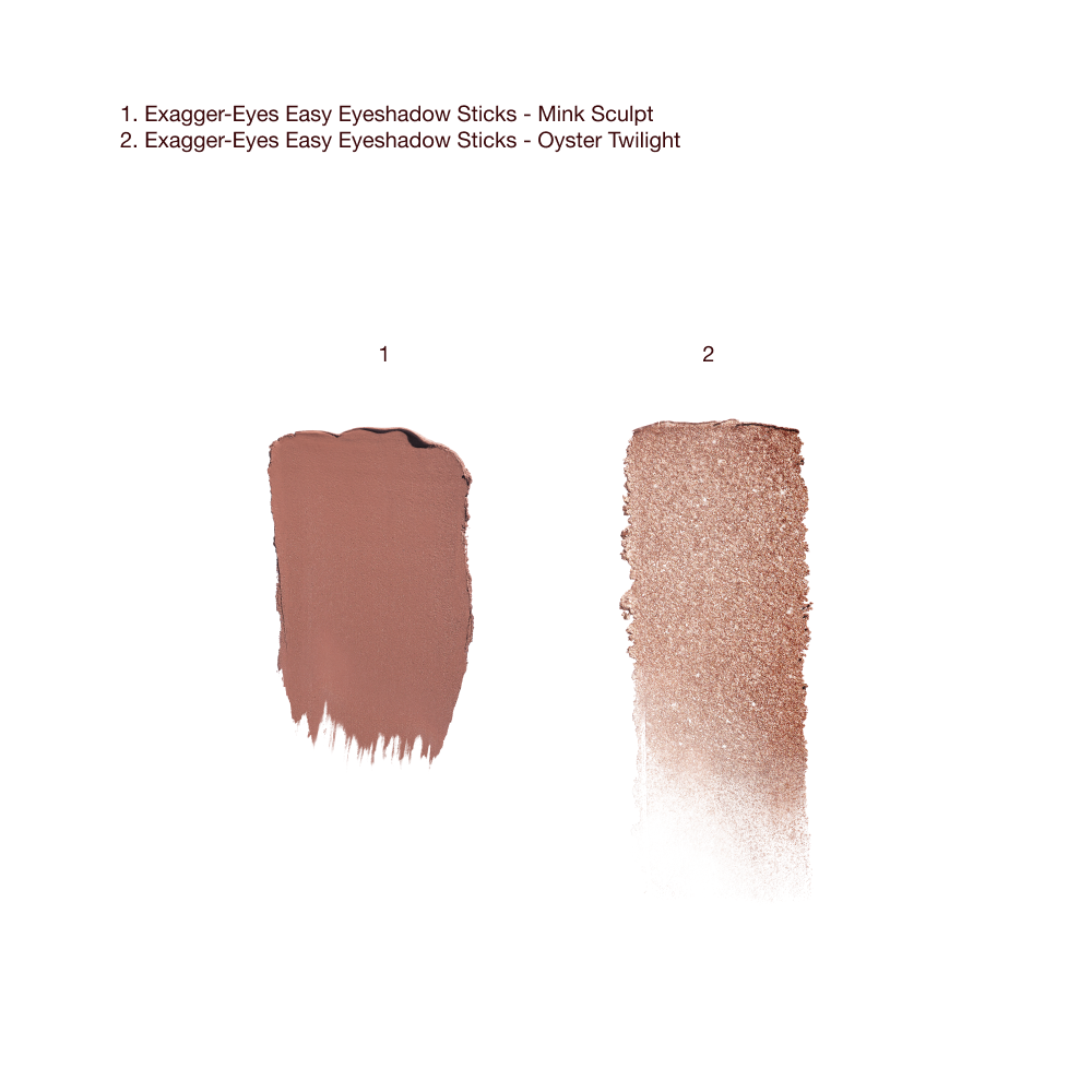 Exagger-Eyes Easy Eyeshadow Stick & Blender Brush Kit