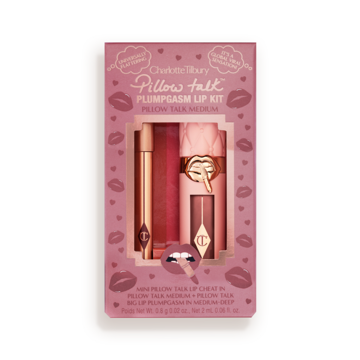 PILLOW TALK PLUMPGASM LIP KIT