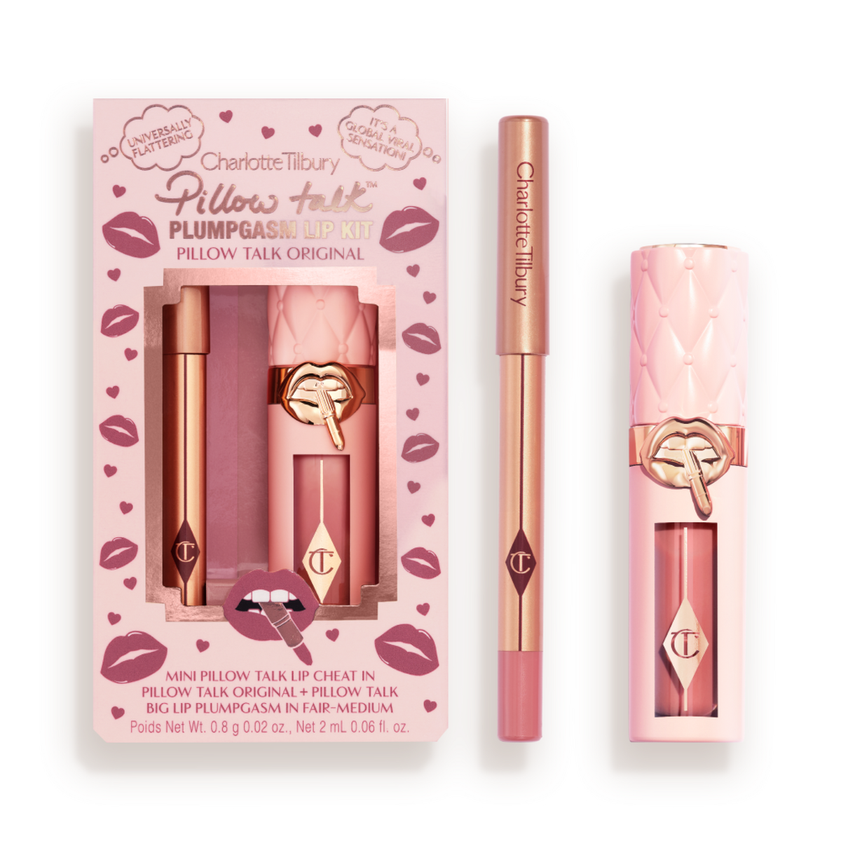 PILLOW TALK PLUMPGASM LIP KIT