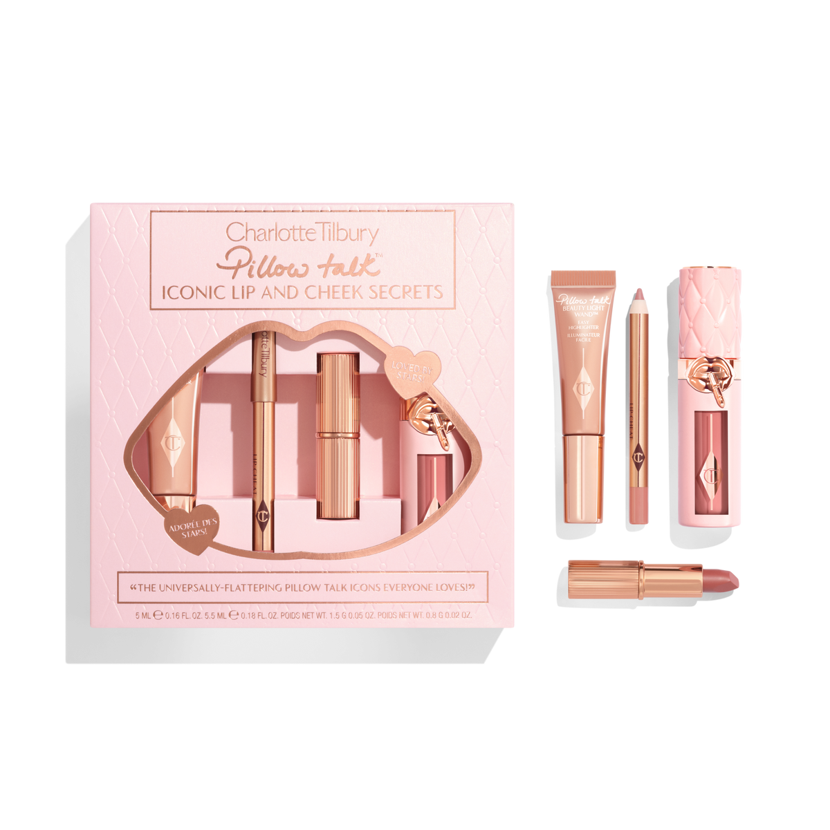 PILLOW TALK ICONIC LIP AND CHEEK SECRETS