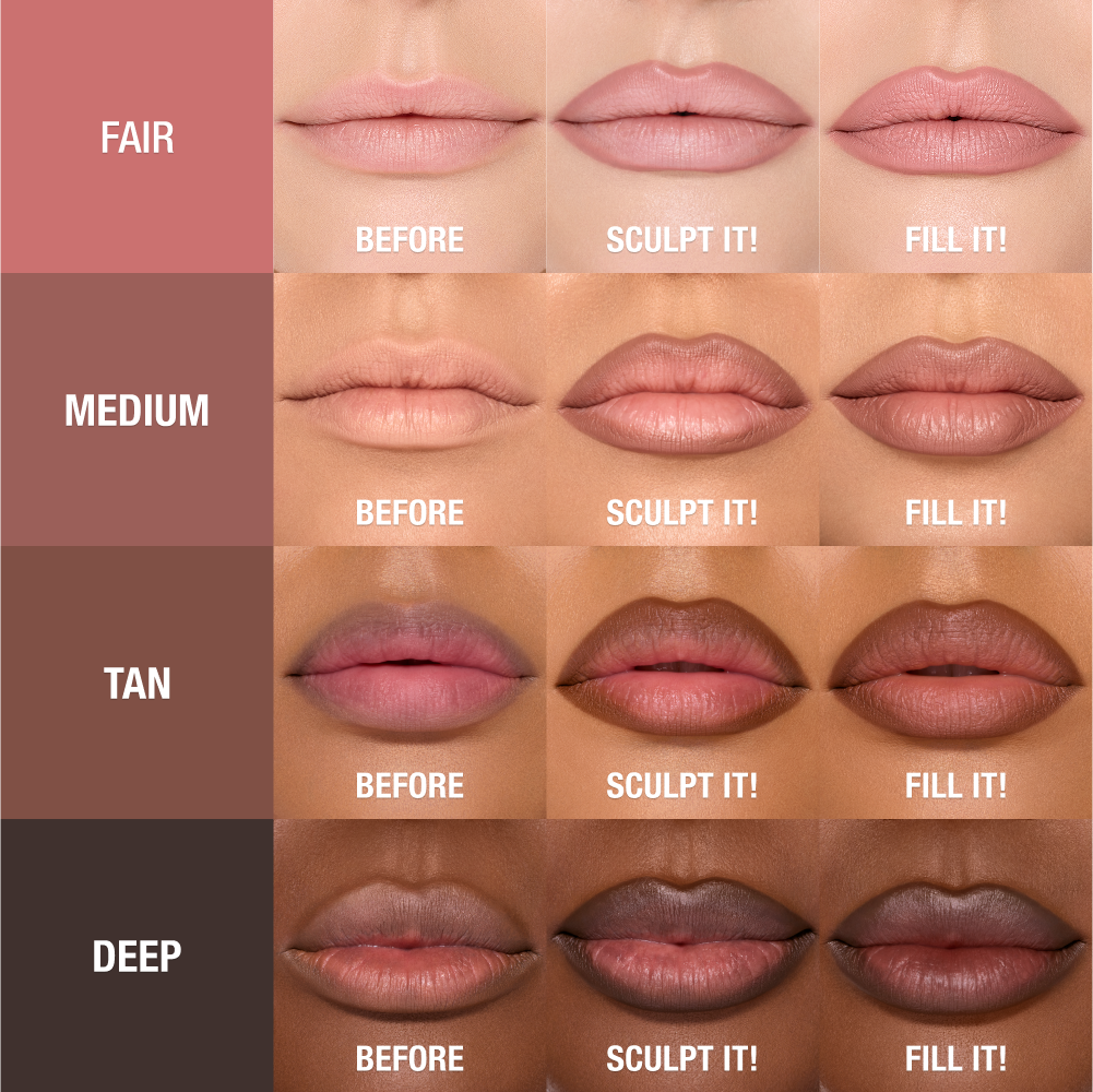 MAKEUP BAG OF LIP SCULPTING SECRETS